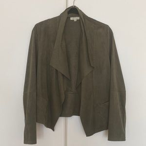 Olive Suede Blazer - Max Studio XS